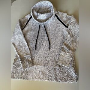 Lightweight cowl neck pullover